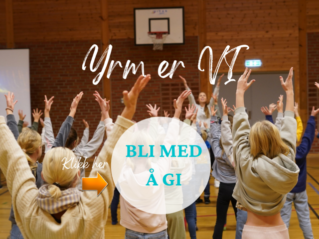 YRM er VI, bli med å gi