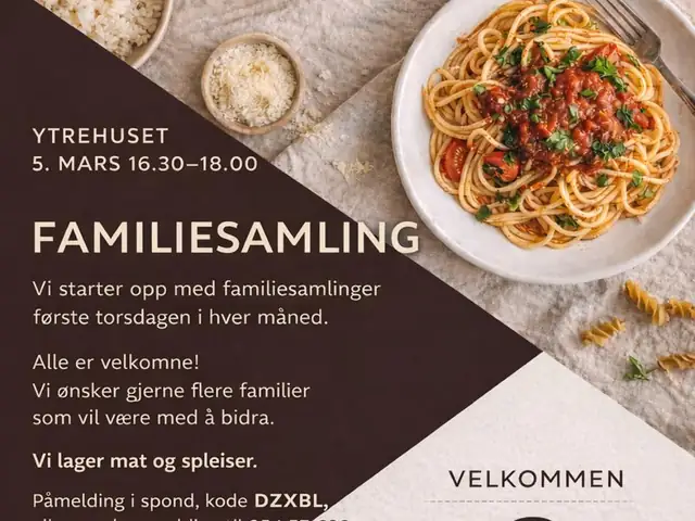 Familiesamlinger med middag